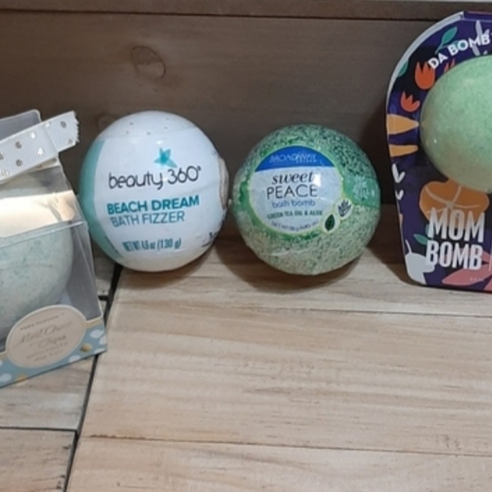 Bath bombs and bath salt soaks.